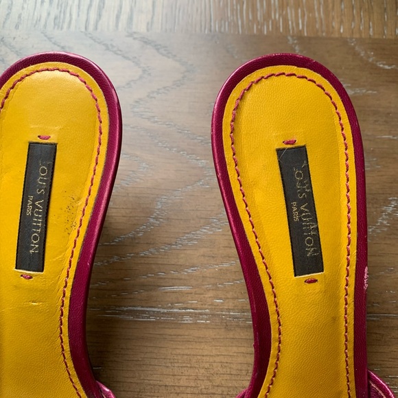 Louis Vuitton Sandals w kitten heel 38 8 - Picture 5 of 6